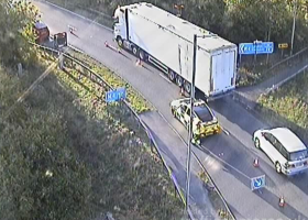 Crash at busy motorway junction sparks emergency response